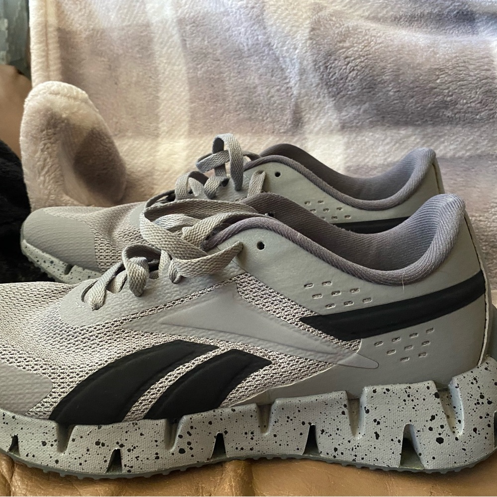 Reebok Gray and Black Sneakers